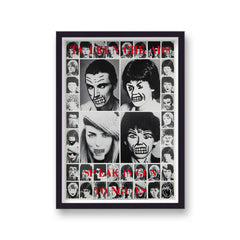 Talking Heads Speaking In Tongues Vintage Movie Print
