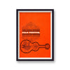 Monterey Folk Festival Vintage Music Print