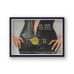 Girl On A Motorcycle Vintage Movie Print