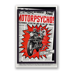 Motorpsycho Vintage Movie Print