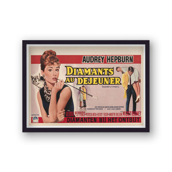 Breakfast At Tiffany's Vintage Movie Print