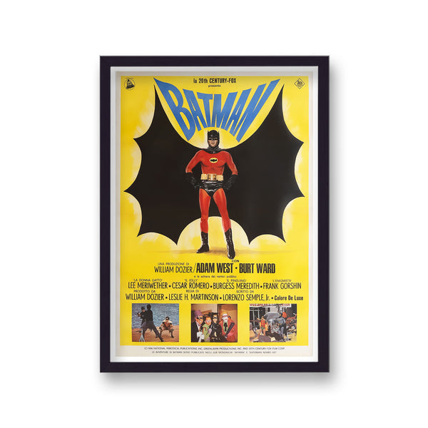 Batman Adam West Vintage Movie Print