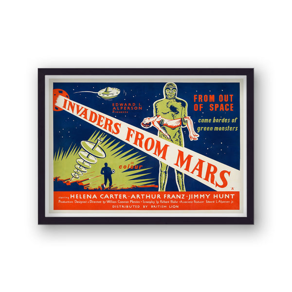 Invaders From Mars Vintage Movie Print
