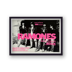 The Ramones Live At The Apollo Manchester Vintage Music Print