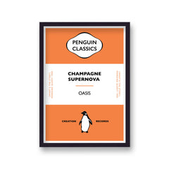 Penguin Classic Oasis Champagne Supernova Music Print