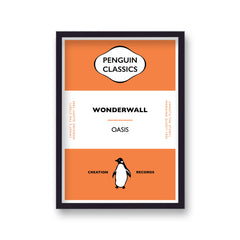 Penguin Classic Oasis Wonderwall Music Print