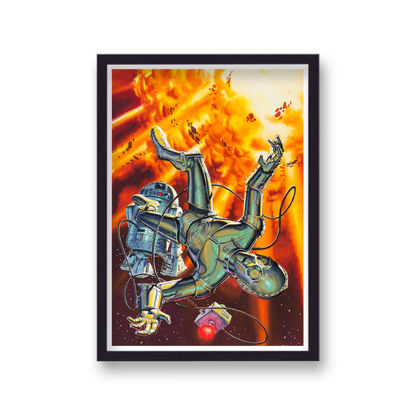 Star Wars C3PO R2D2 Explosion