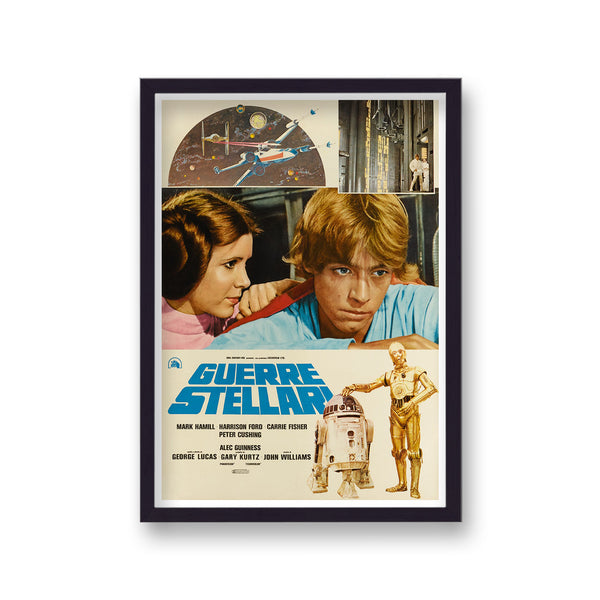 Star Wars Guerre Stellari Vintage Movie Poster v1