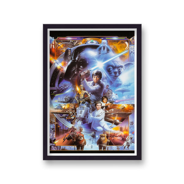 Star Wars 30th Anniversary Collage Character Print