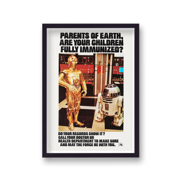 Star Wars Children Immunization Vintage Print