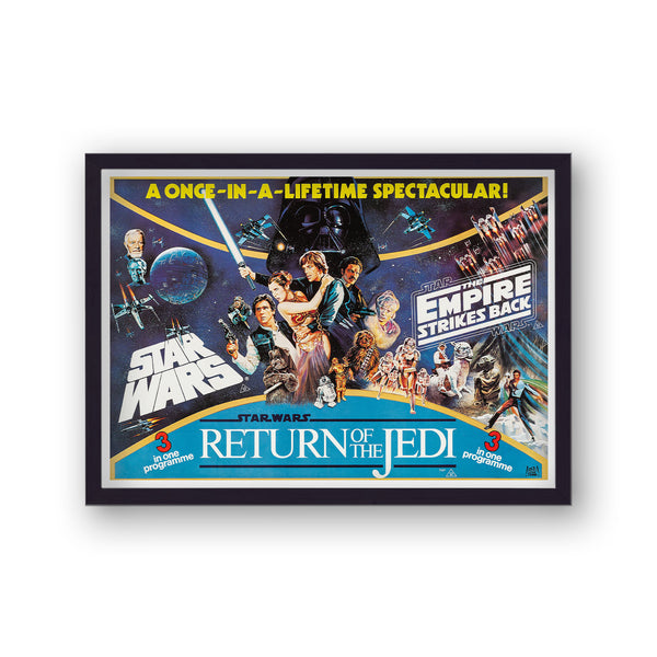 Star Wars 3 In One Programme LScape Vintage Print
