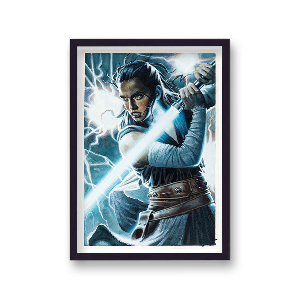 Star Wars Rey Reimagined Movie Print