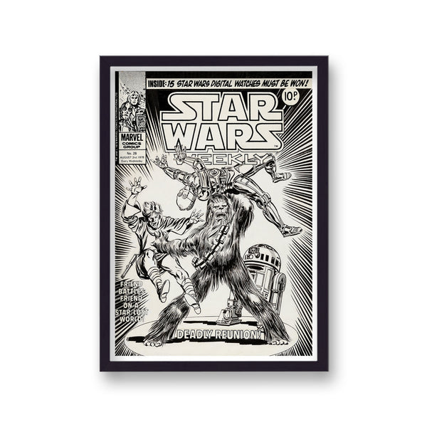 Star Wars Weekly No26 Art Board Print