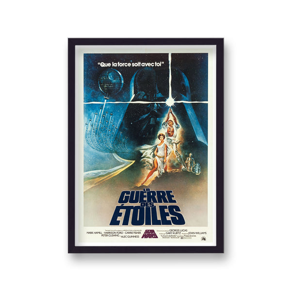 Star Wars La Guerre Des Etoiles French Vintage Movie Print