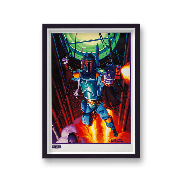 Star Wars Boba Fett Hildebrandt Movie Art Print