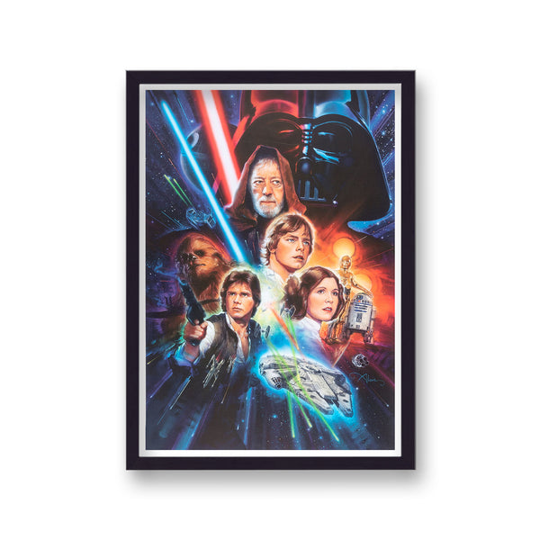 Star Wars Collage Character Movie Art Print