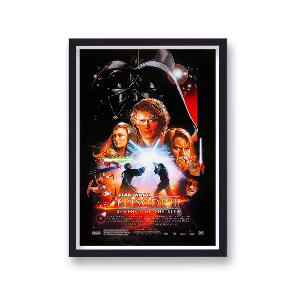 Star Wars Revenge Of The Sith Vintage Movie Print