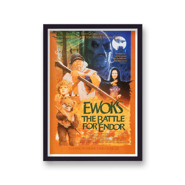 Star Wars Ewoks The Battle For Endor Movie Poster Print