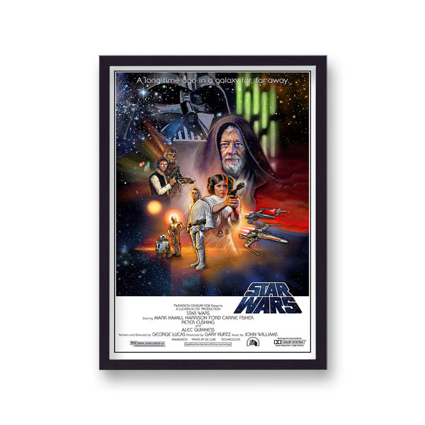Star Wars 1977 Rare Alternative Movie Poster Print