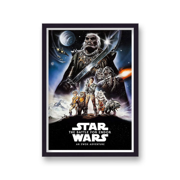 Star Wars Ewoks The Battle For Endor Movie Poster Print