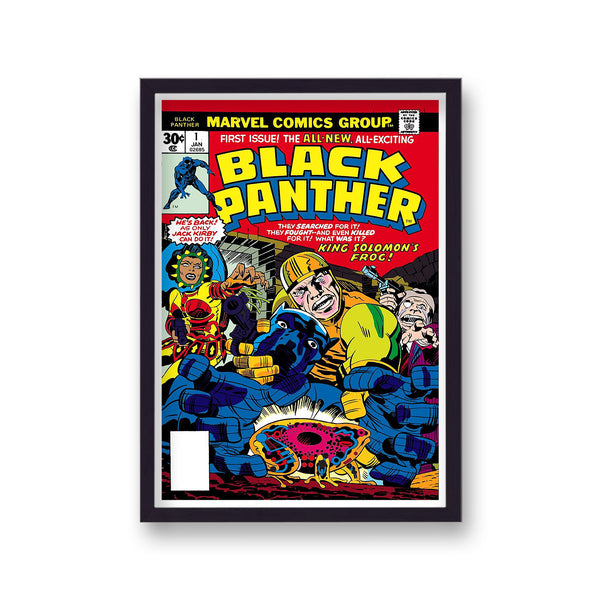 Vintage Comic Cover Black Panther 1st Issue