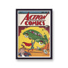 Vintage Comic Cover Action Comics No.1 Superman