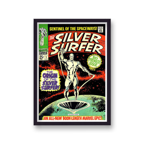 Vintage Comic Cover The Silver Surfer 1st Issue