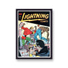 Vintage Comic Cover Lightning Comics February