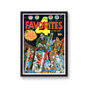 Vintage Comic Cover Four Favorites No 5