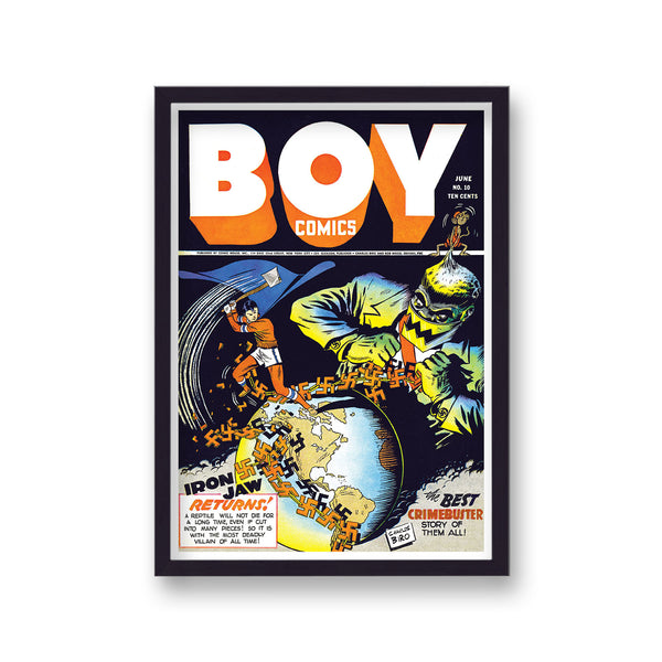 Vintage Comic Cover BOY Comics No 10