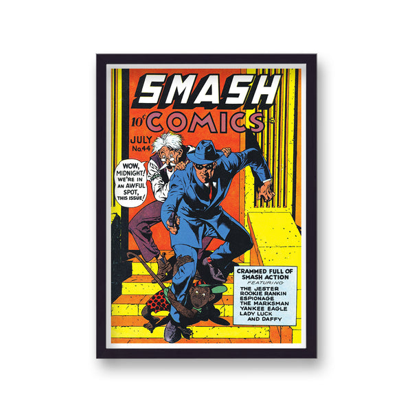 Vintage Comic Cover Smash Comics No 44