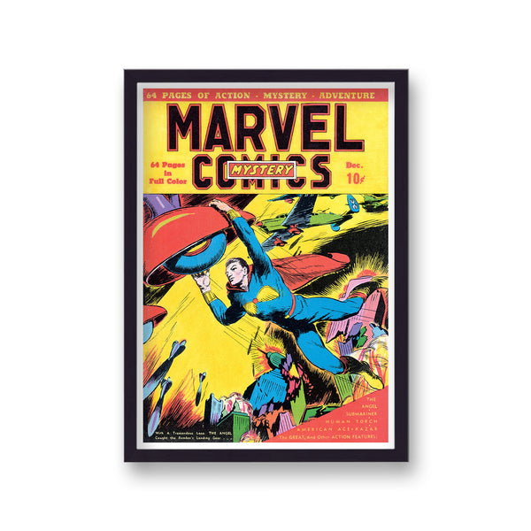 Vintage Comic Cover Marvel Mystery Comics