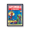 Vintage Comic Cover Superworld Comics No 1