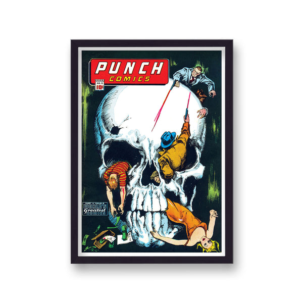 Vintage Comic Cover Punch Comics No 12