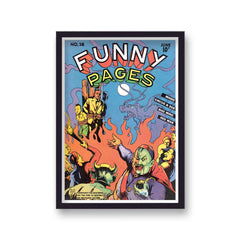 Vintage Comic Cover Funny Pages No 38