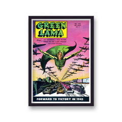 Vintage Comic Cover Green Lama No 2