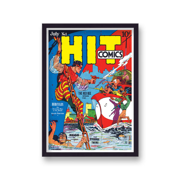 Vintage Comic Cover HIT Comics No 1