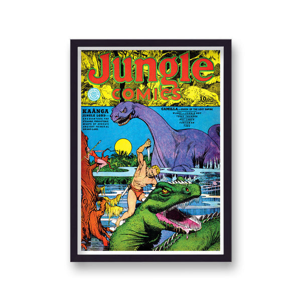 Vintage Comic Cover Jungle Comics No 11