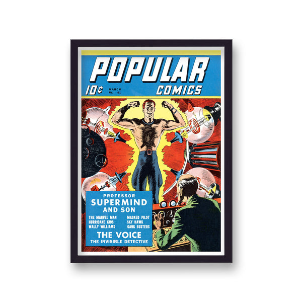 Vintage Comic Cover Popular Comics No 61