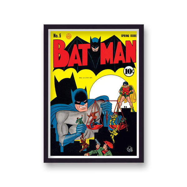 Vintage Comic Cover Batman