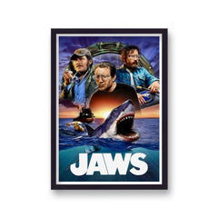 Jaws Reimagined Movie Print New 1 Quint Hooper Brody Shark