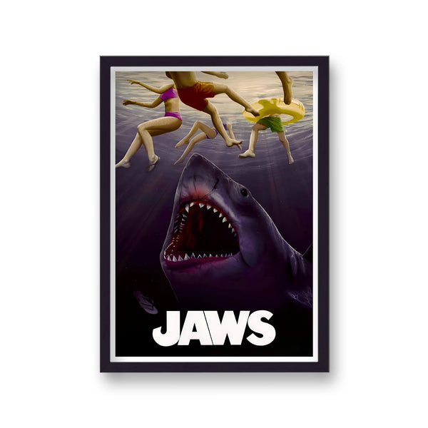 Jaws Reimagined Movie Print New 2 Shark Kids Legs