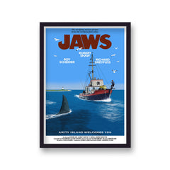 Jaws Reimagined Movie Print New 3 Quint Prepares To Shoot