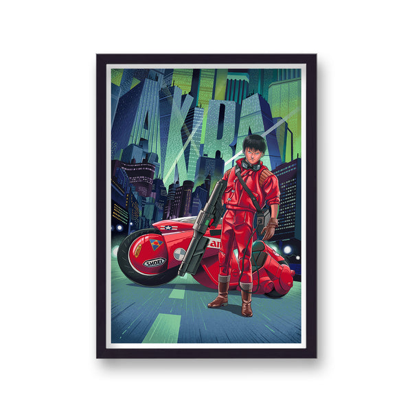 Akira Reimagined Movie Print Akira With Gun