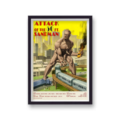 Reimagined Movie Poster Spiderman 3 Attack Of The 50 Ft Sandman