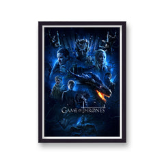 Game Of Thrones Reimagined Print Character Collage