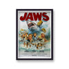 Jaws Reimagined Movie Print New 11 Character Collage A