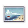 Jaws Reimagined Movie Print New 16 Remains On The Beach Blue