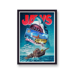 Jaws Reimagined Movie Print New 20 We're Gonna Need A Bigger Boat