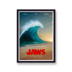 Jaws Reimagined Movie Print New 23 Wave Attack